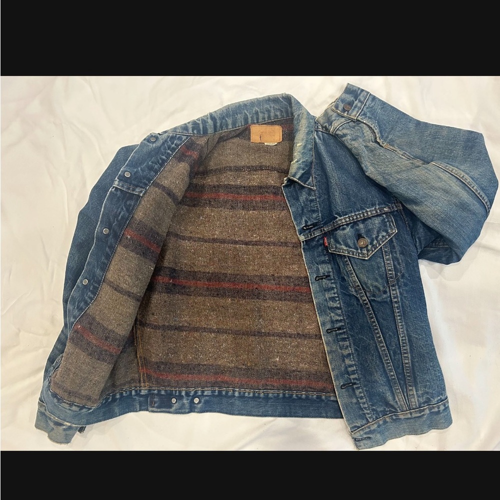 Vintage Levi’s type III wool lined blanket big E unisex jacket 1960s rare